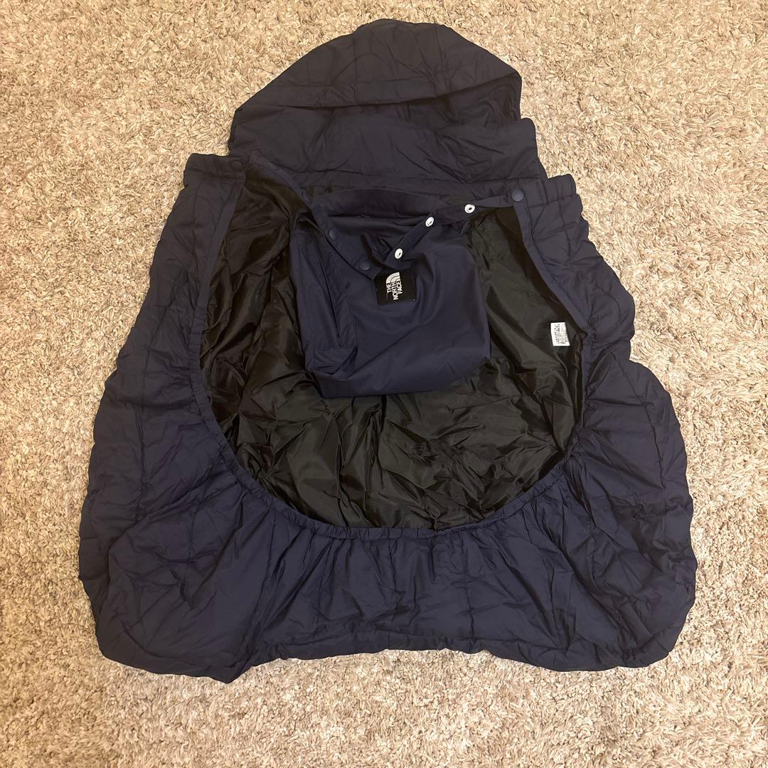 【美品】ベビーシェルブランケット　THE NORTH FACE フード付き