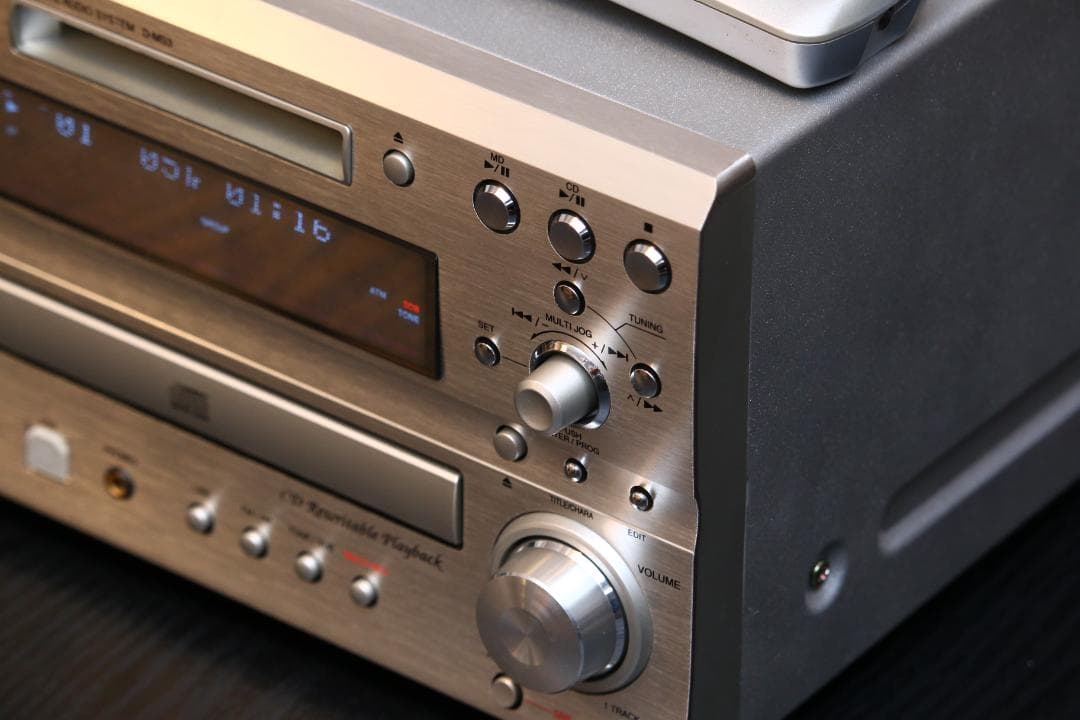 DENON　D-MS3　CD/MD/TUNER/AMP/USB　コンポ　完動品