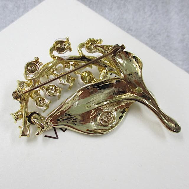 VENDOME BOUTIQUE イヤリング ブローチ セット すずらん 美品