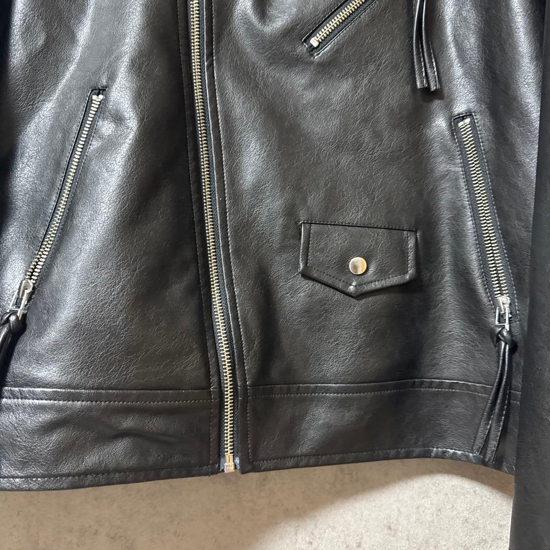 ジャーナルスタンダード ダブルライダースジャケット 黒 EZ46 美品