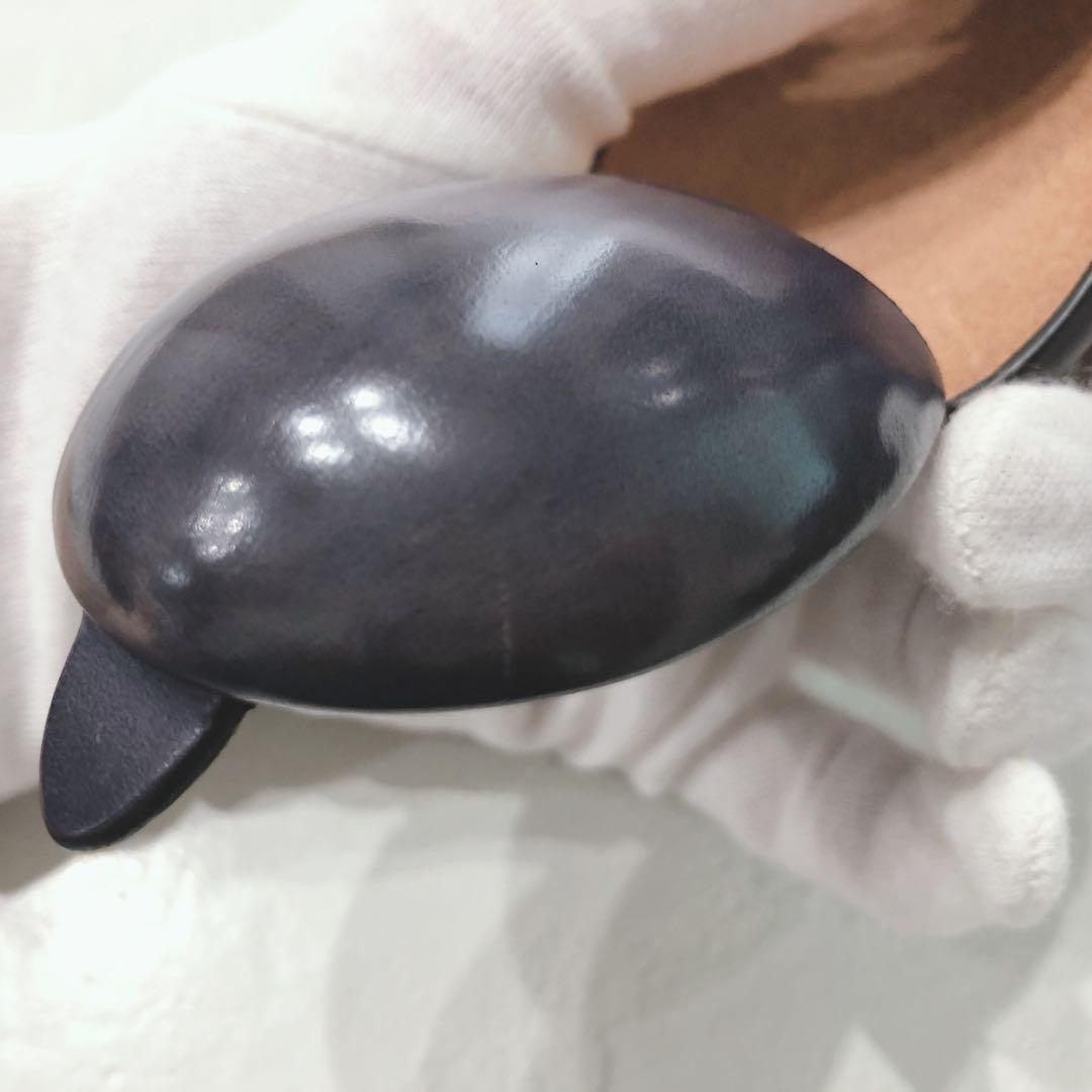 ☆未使用☆GANZO ケース マエストロ ダークグレー レザー コンパクト