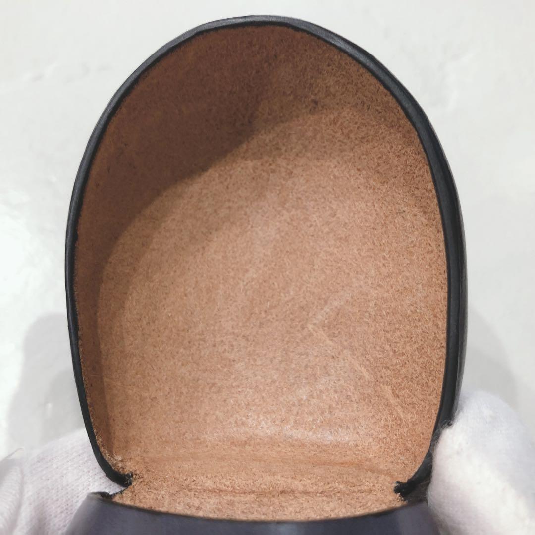 ☆未使用☆GANZO ケース マエストロ ダークグレー レザー コンパクト