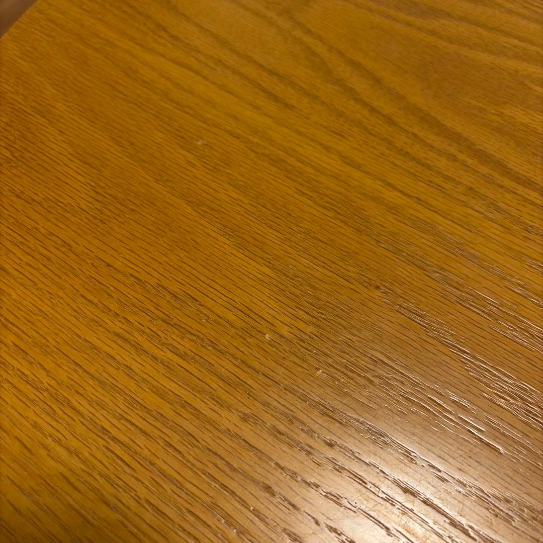 リビング　テーブル　木製　折りたたみ　楕円