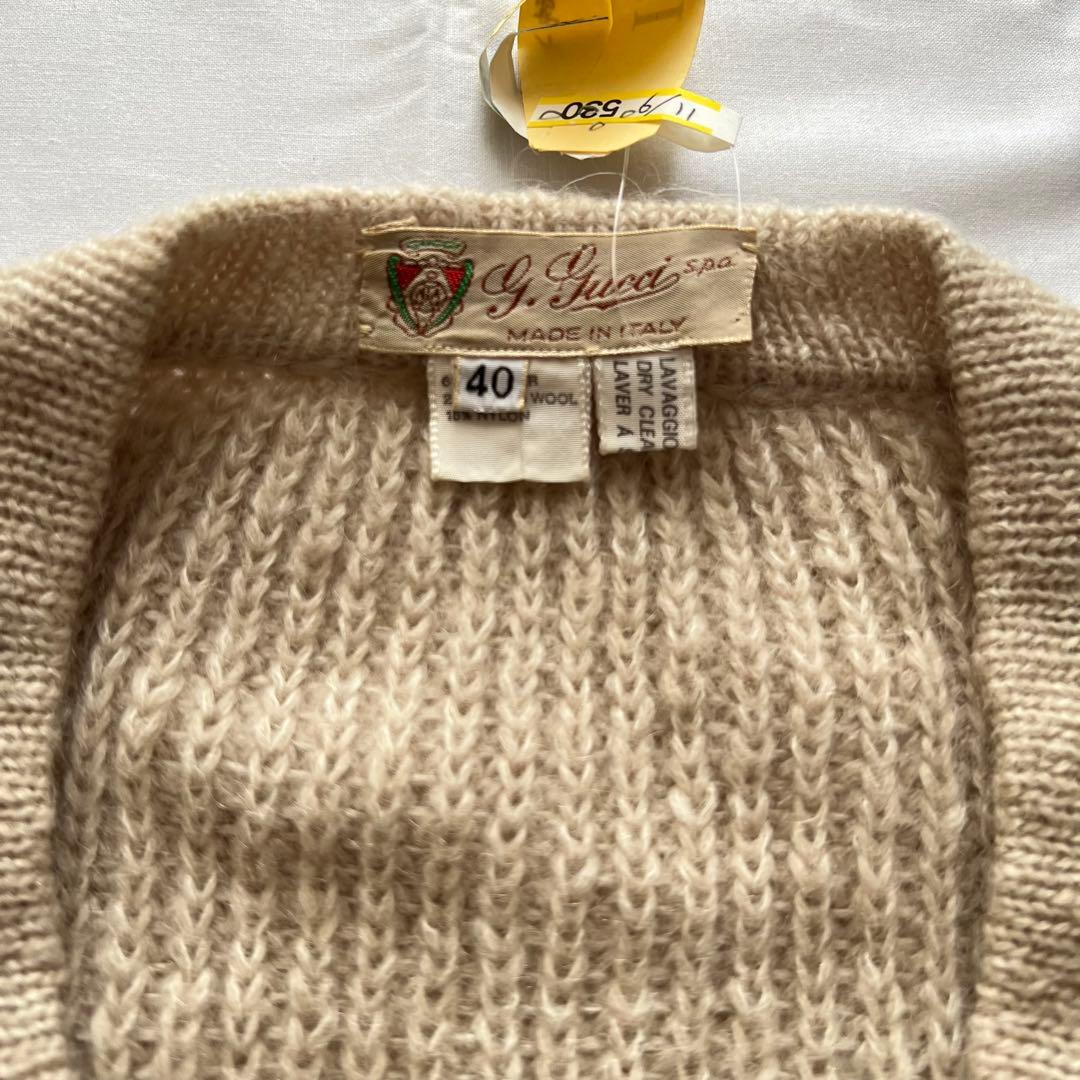 GUCCI モヘアニットカーディガン ヴィンテージ