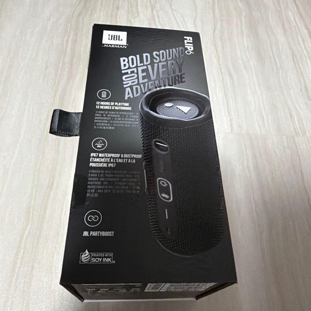 JBLポータブル スピーカー Bluetooth JBLFLIP6BLK