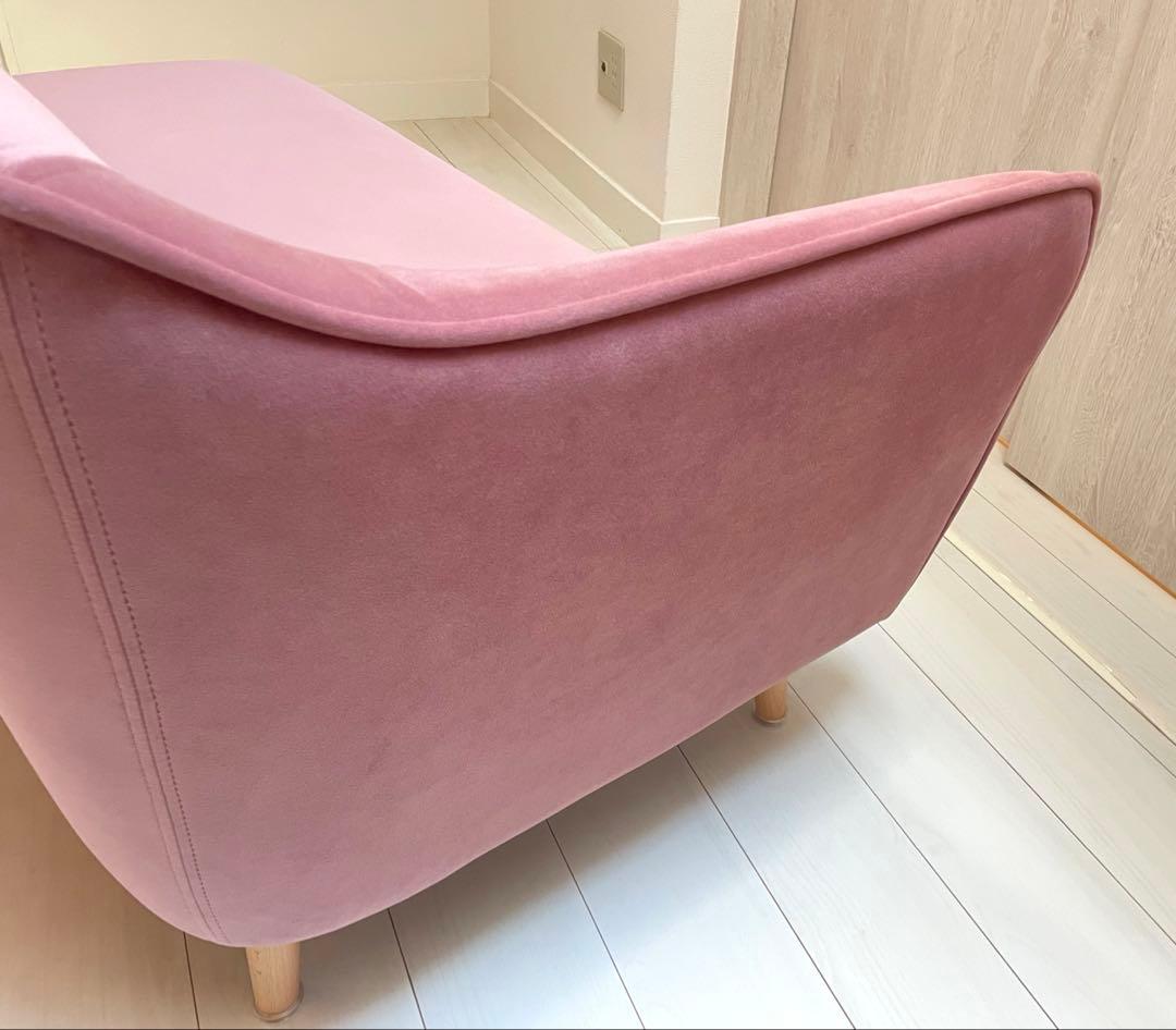 C❣️美品❣️[送料込]Francfranc ピナ　カウチソファ　ピンク