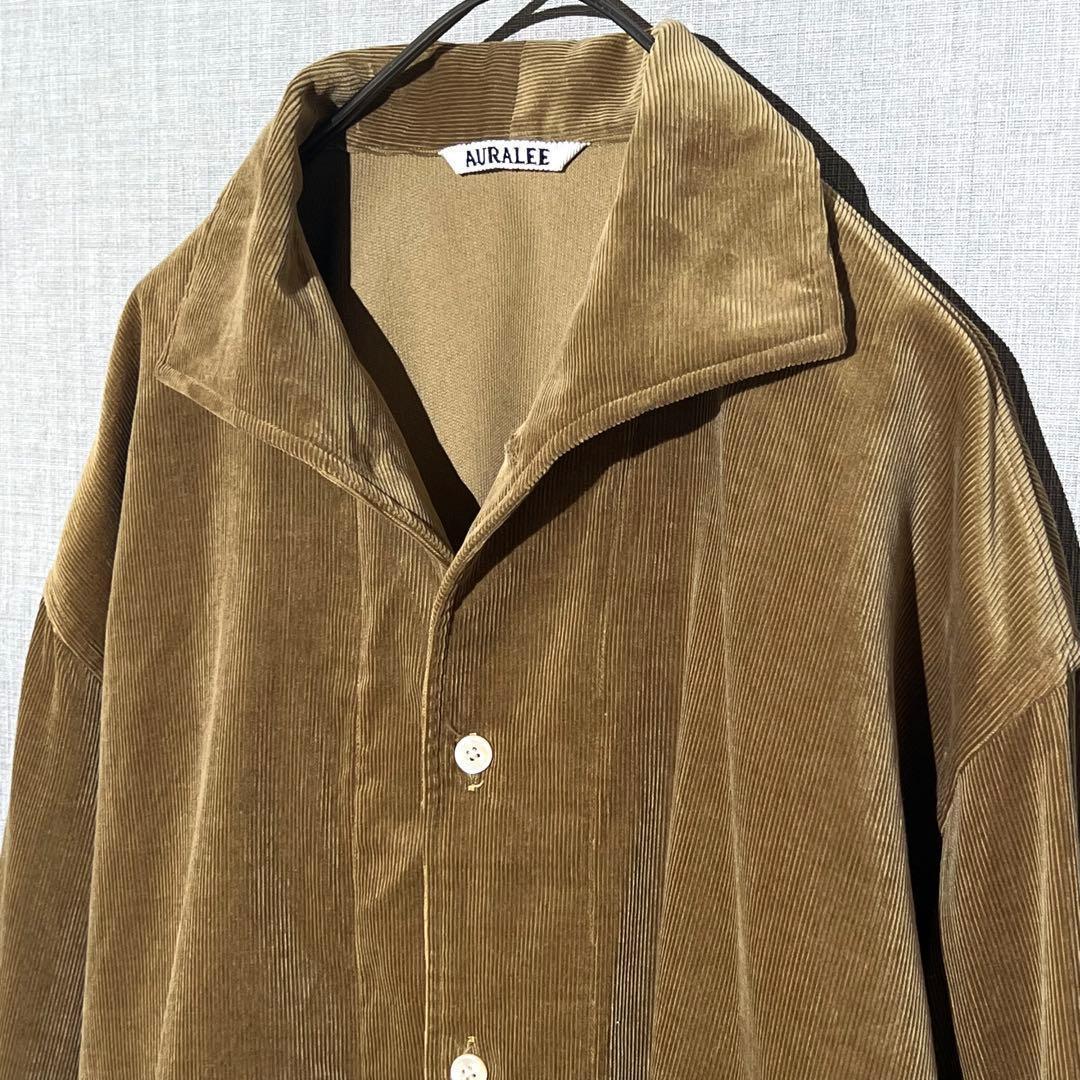 トップス Auralee FINX CORDUROY SHIRT sample