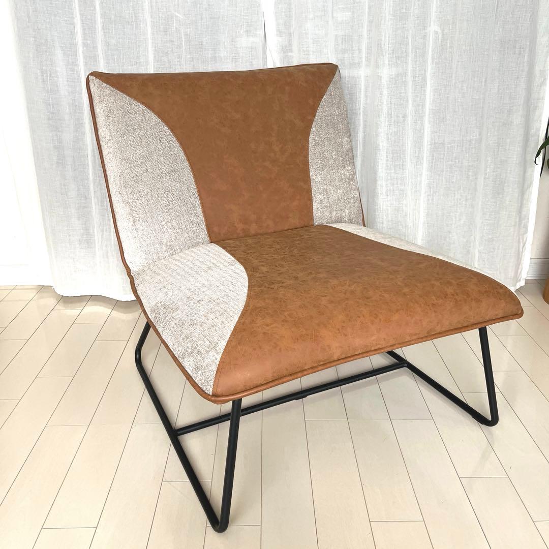 ★札幌引き取り限定★ 最終値下げ パーソナルチェア　一人がけ　椅子　キャメル