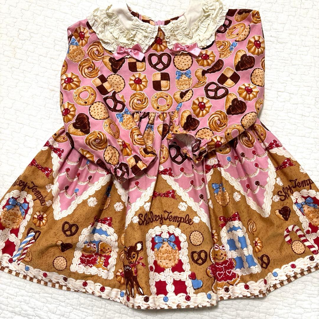 Shirley Temple お菓子の家　ジャーマン　ワンピース90