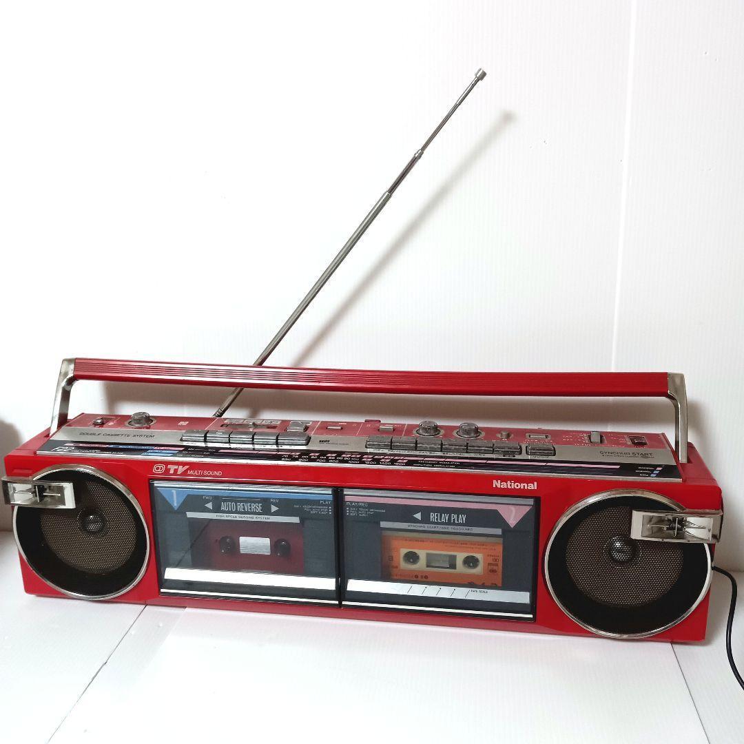 ダブルカセットプレーヤー ラジオ PANASONIC パナソニック RX-F22