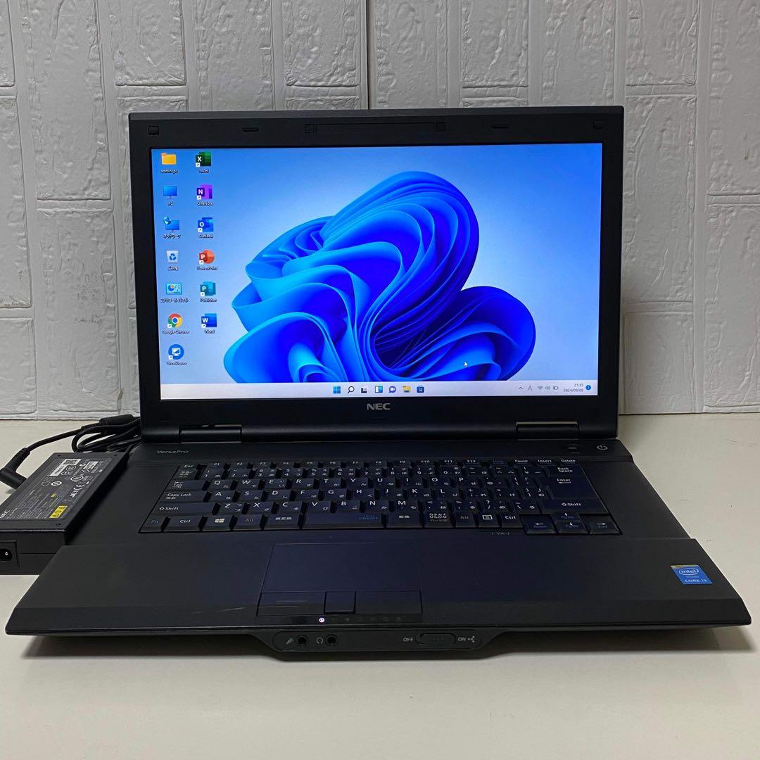Windows 11 オフィス付き　Core i3 DVD NECノートパソコン