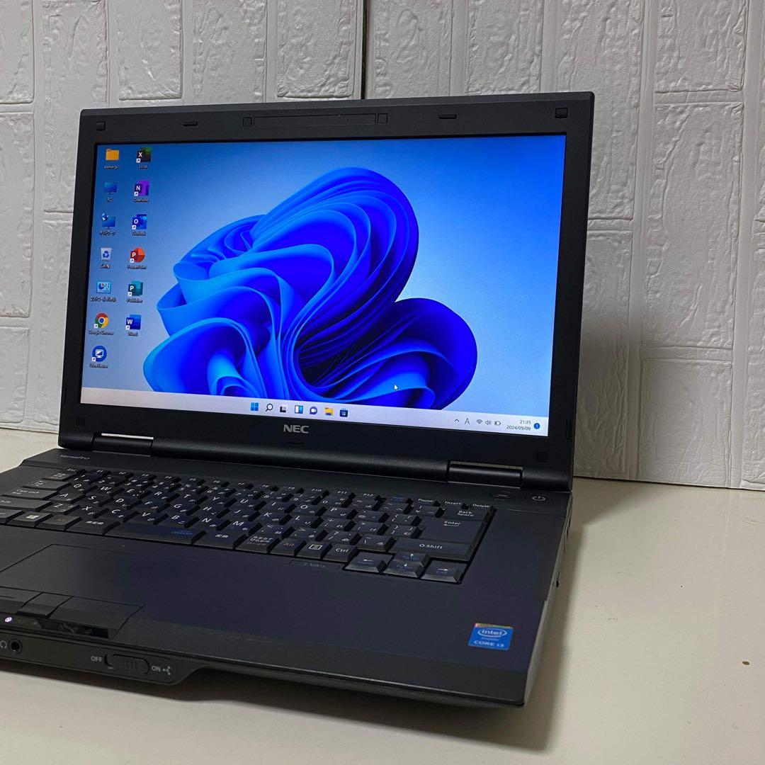 Windows 11 オフィス付き　Core i3 DVD NECノートパソコン