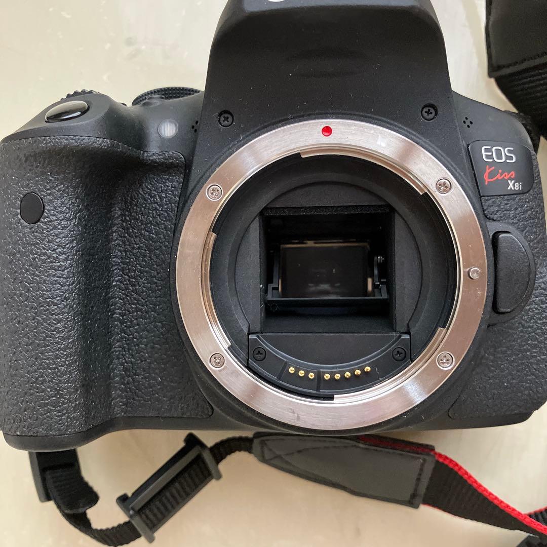 【動作確認済】CanonEOS KissX8iレンズ2本18-55mm/50mm