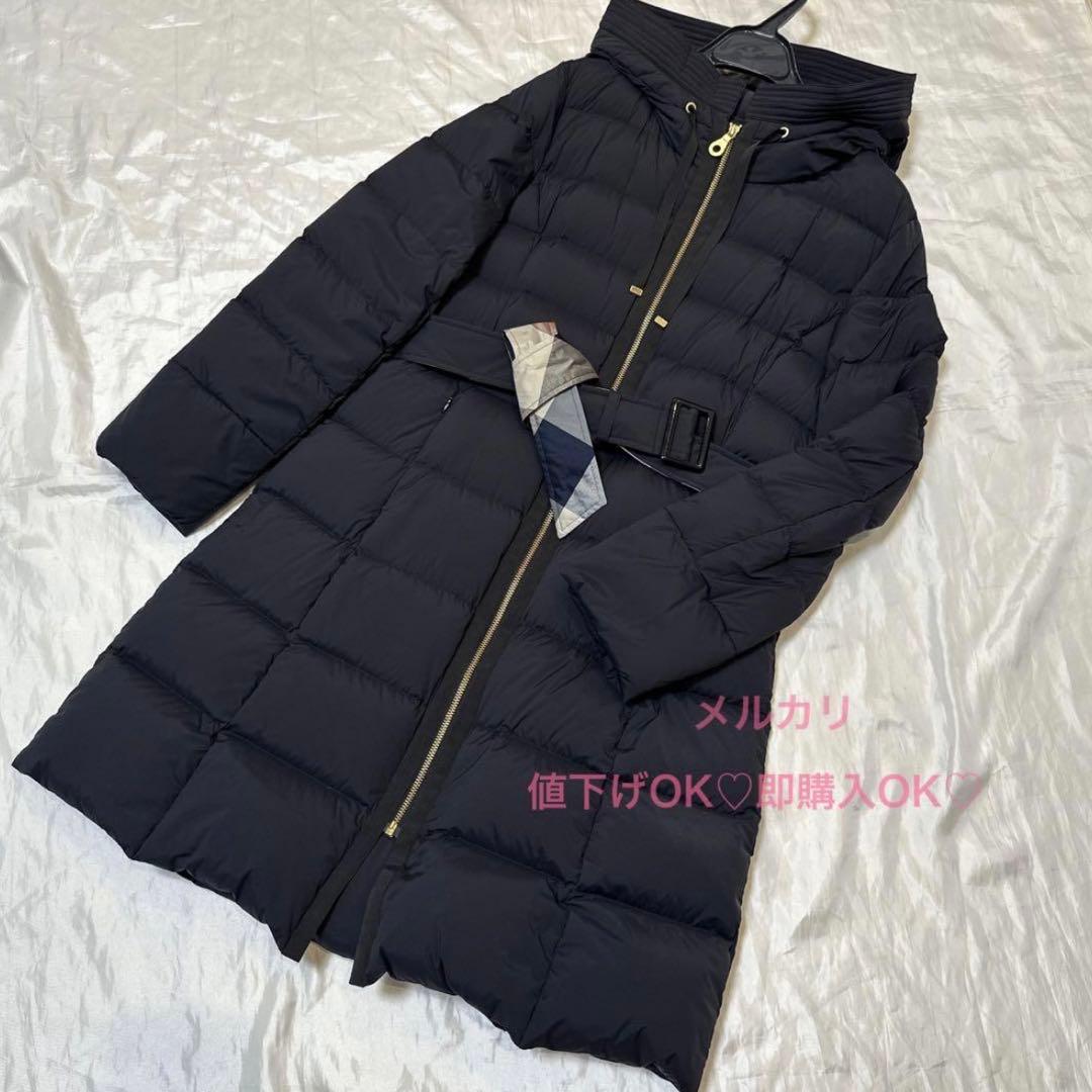 最終値下げ♪ロングダウンコート ロングコート 黒 ブラック