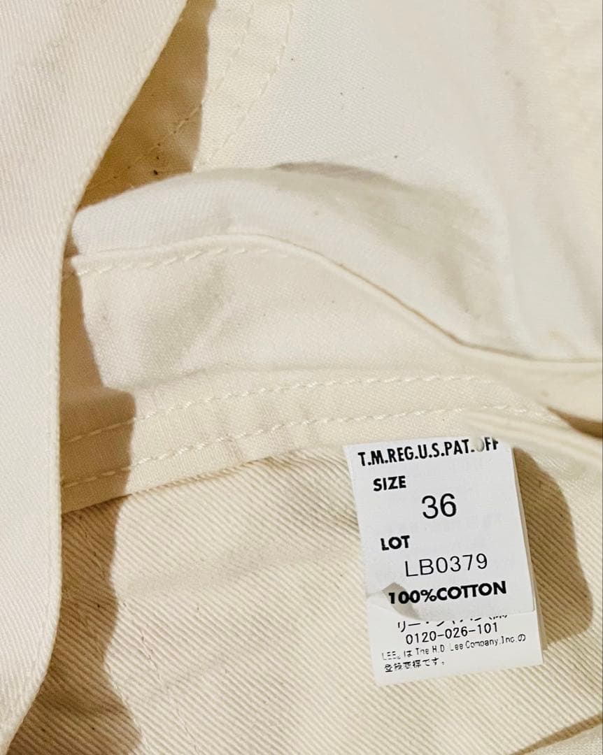 LEE L'ECHOPPE レショップ　別注　オーバーオール　生成り　ナチュラル