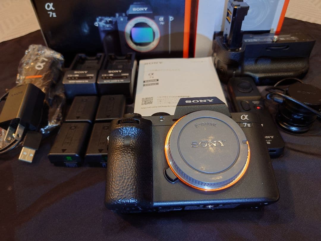 Sony α7 II 本体+縦位置グリップ+リモートコマンダー