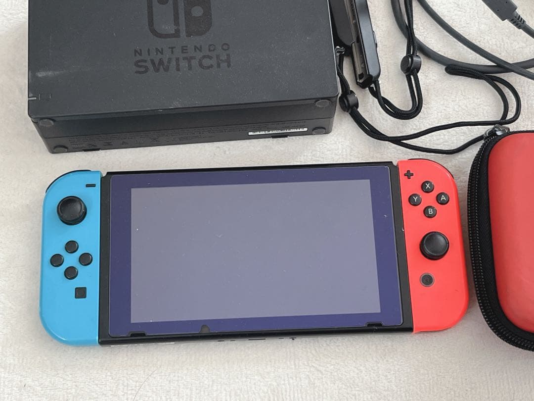 Nintendo Switch 本体 赤/青 Joy-Con ケース付き