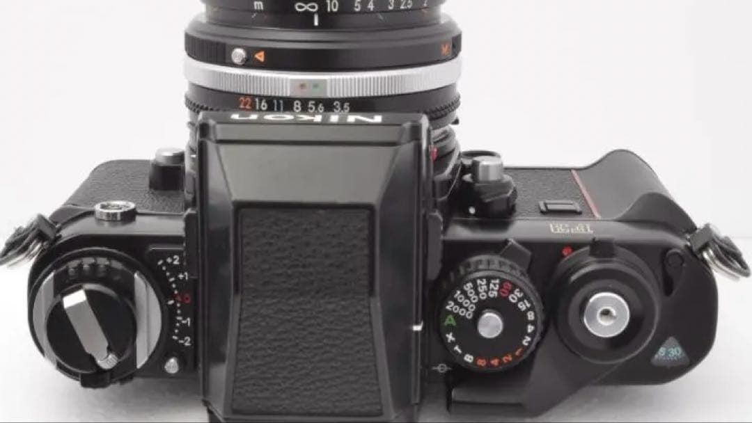 【美品】Nikon F3 HP 一眼レフカメラ 【完動品】ストラップ、キャップ付