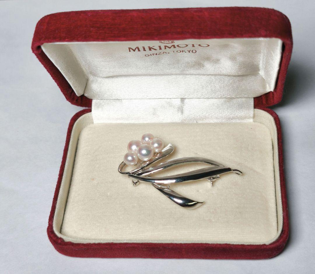 【美品 最高級!!】ミキモト ブローチ パール フォーマル 正規品 皇室御用達