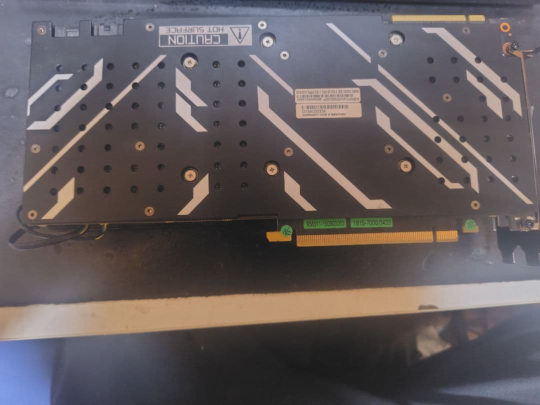 ファン新品グリスアップ GeForce RTX 2070 Super OC