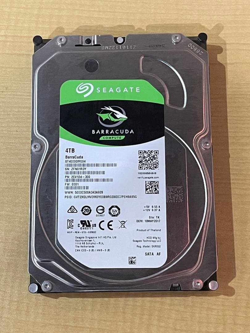 Barracuda 4TB 3.5インチ HDD