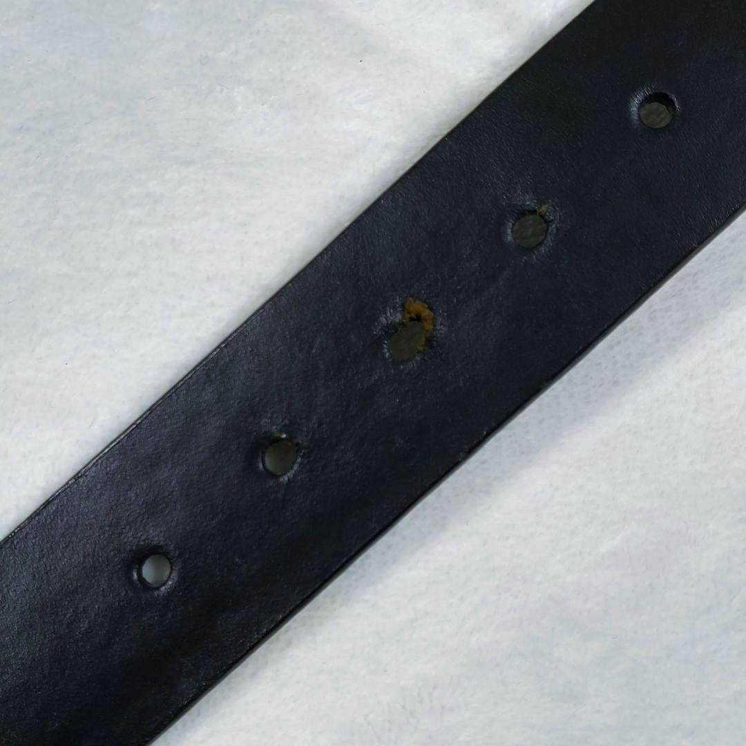 ハーレーダビッドソン　ベルト　バックル　ドクロ　レザー　ブラック