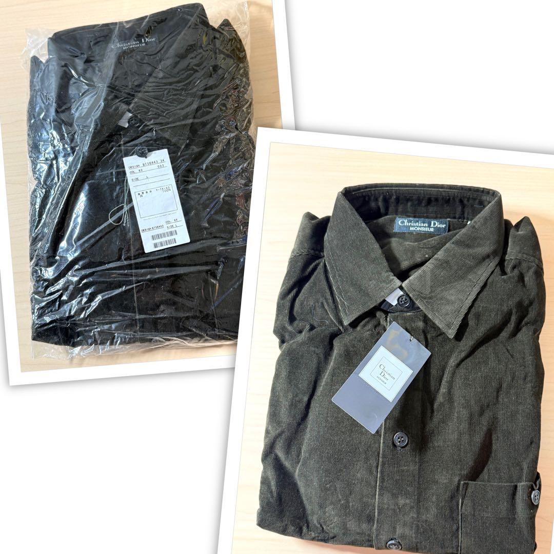 未使用 メンズ ディオール Dior 秋冬 シャツ サイズ L 9枚 90s