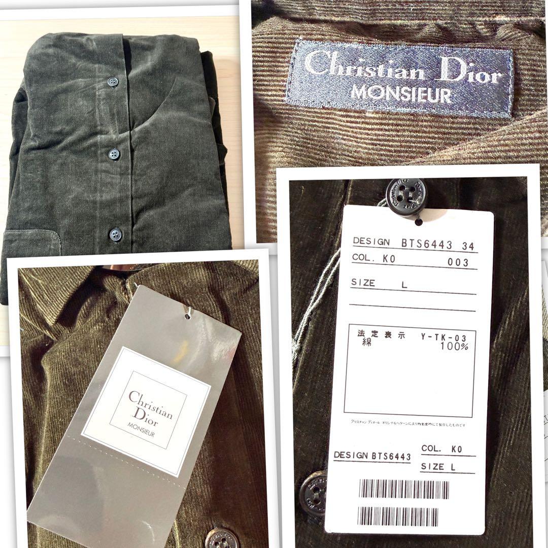未使用 メンズ ディオール Dior 秋冬 シャツ サイズ L 9枚 90s