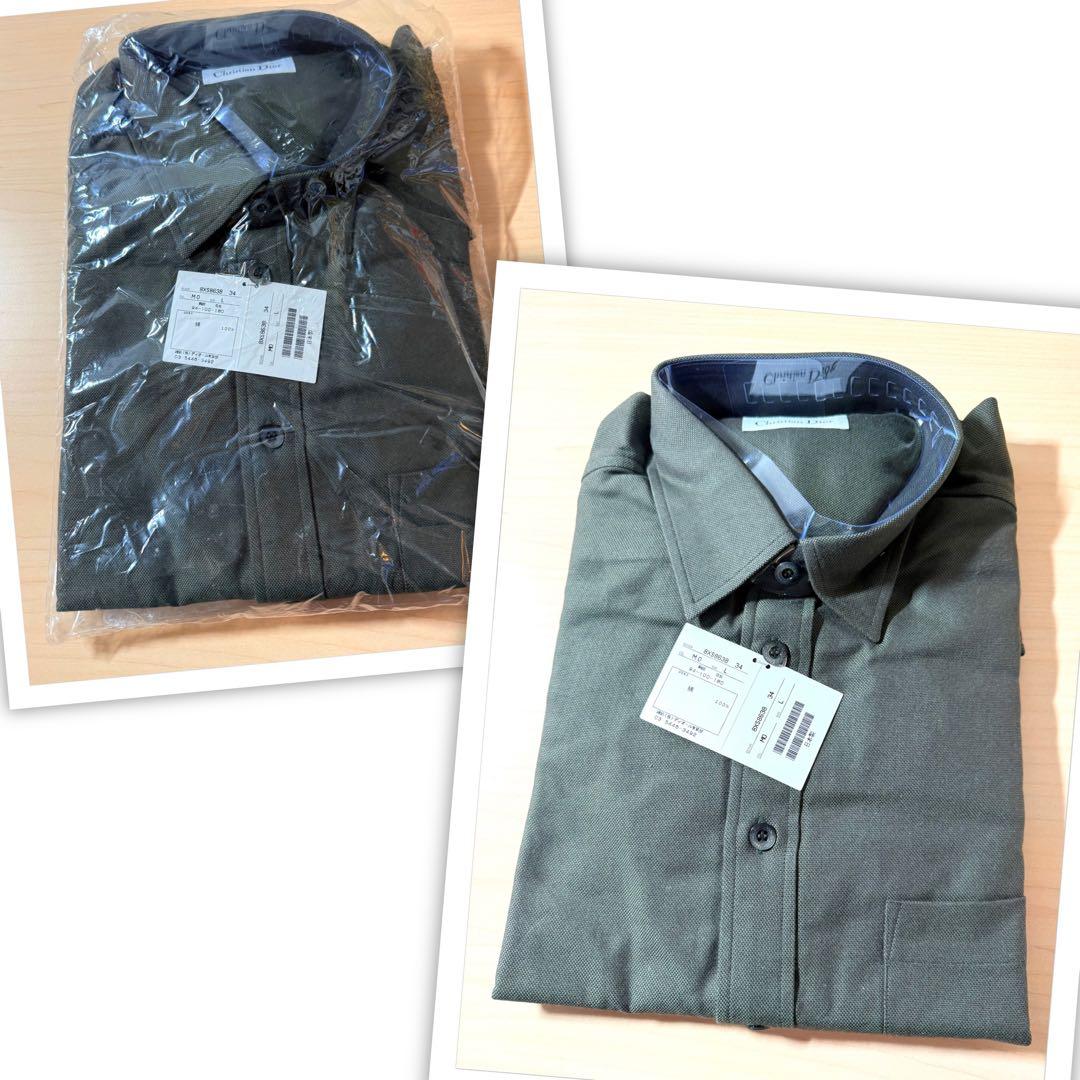 未使用 メンズ ディオール Dior 秋冬 シャツ サイズ L 9枚 90s