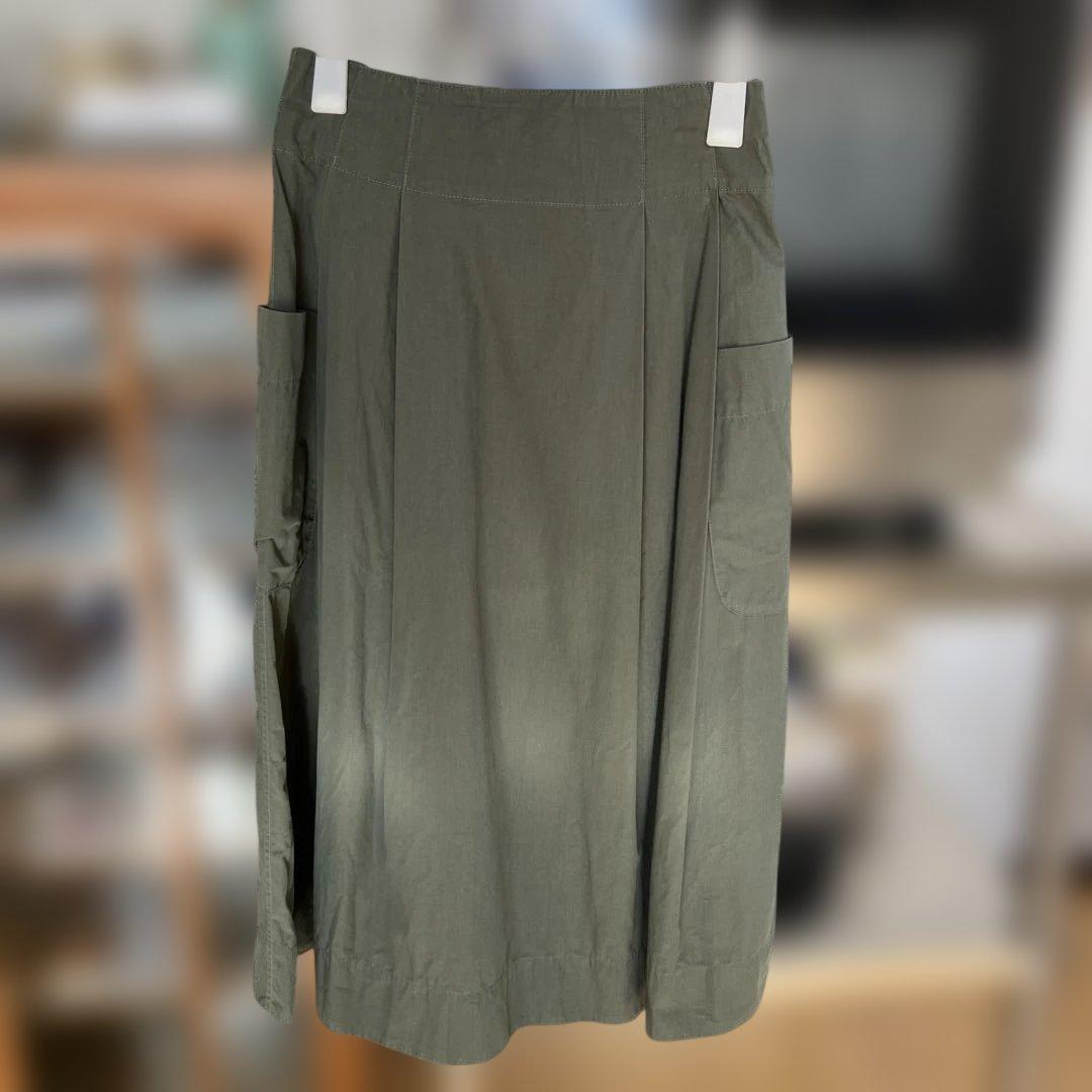 MHL. スカートDARK NAVYとカーキの2枚セット
