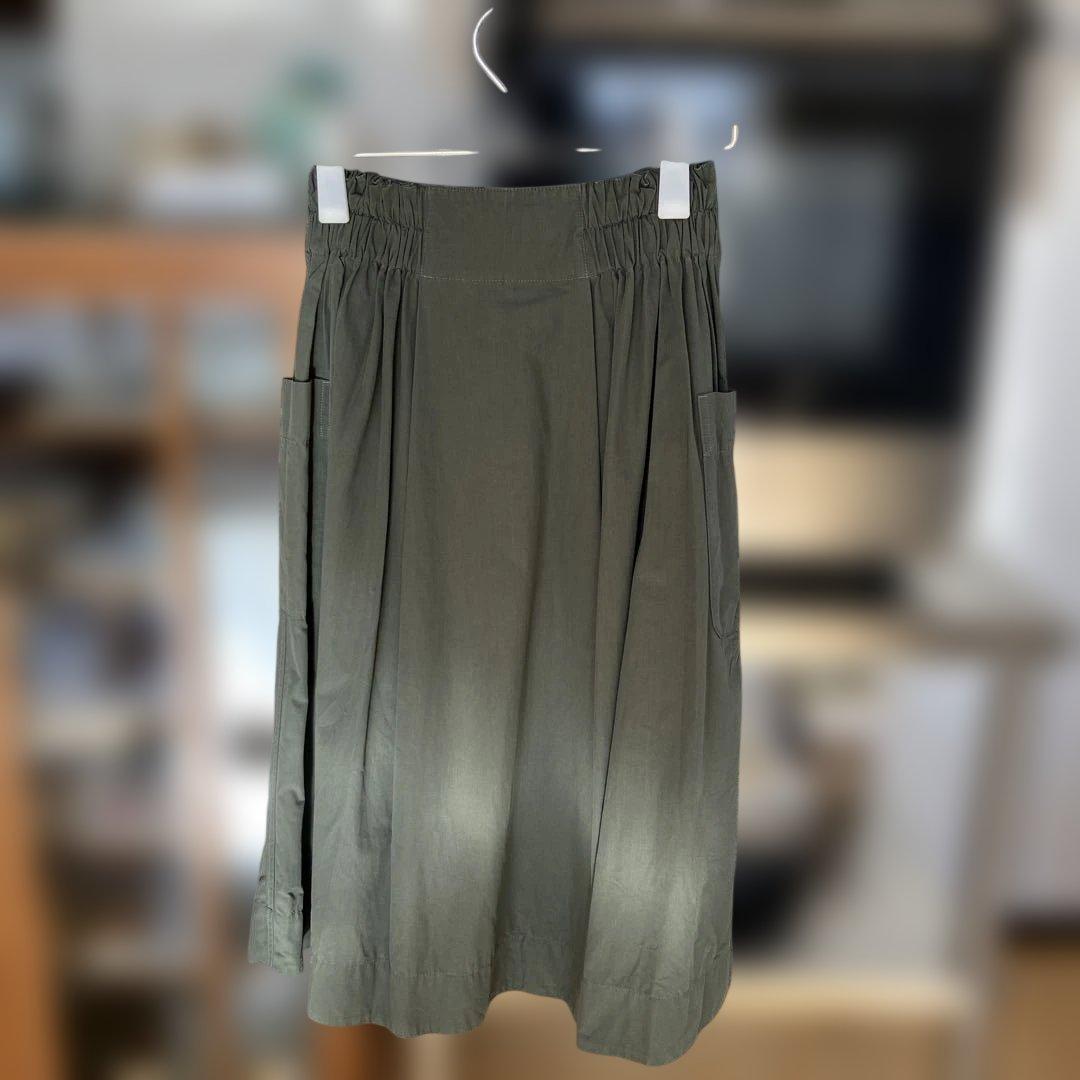 MHL. スカートDARK NAVYとカーキの2枚セット