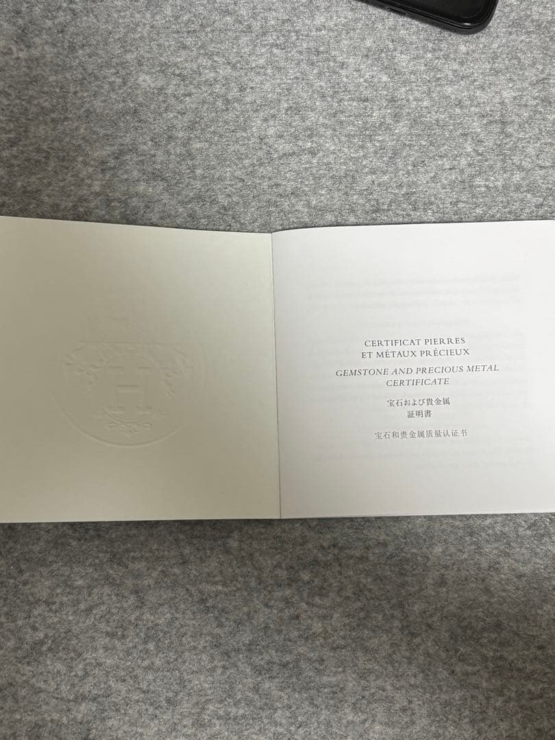 エルメス 50 アンシェネGM シェーヌダンクルリング　指輪