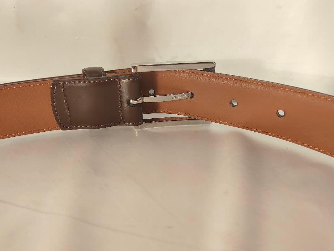【極美品】ブルックスブラザーズ　高級イタリアンレザーベルト 正規品　イタリア製