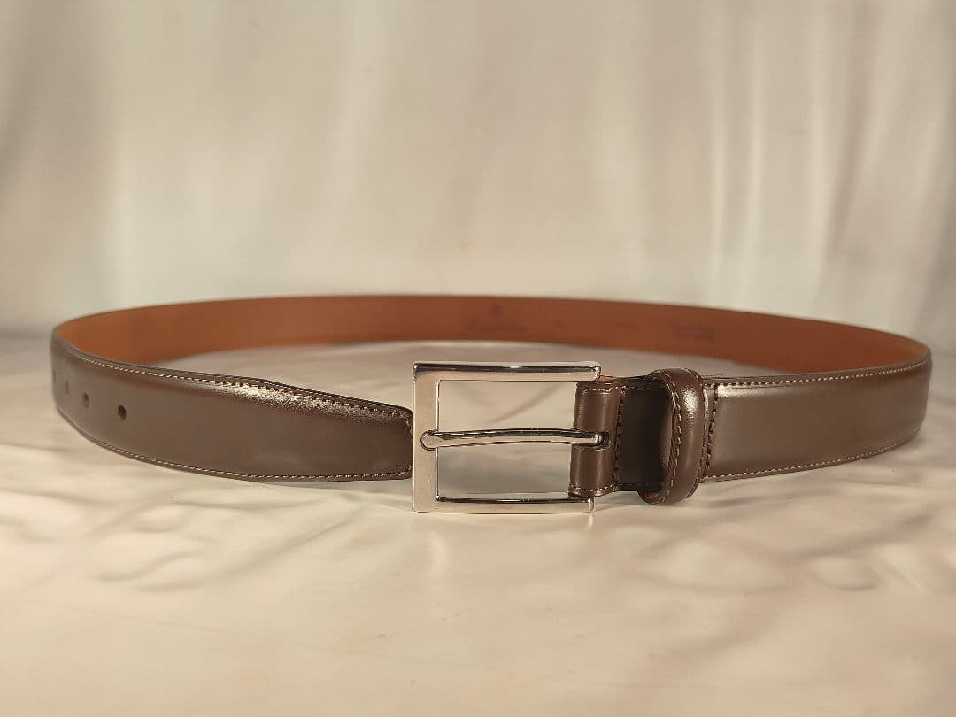 【極美品】ブルックスブラザーズ　高級イタリアンレザーベルト 正規品　イタリア製