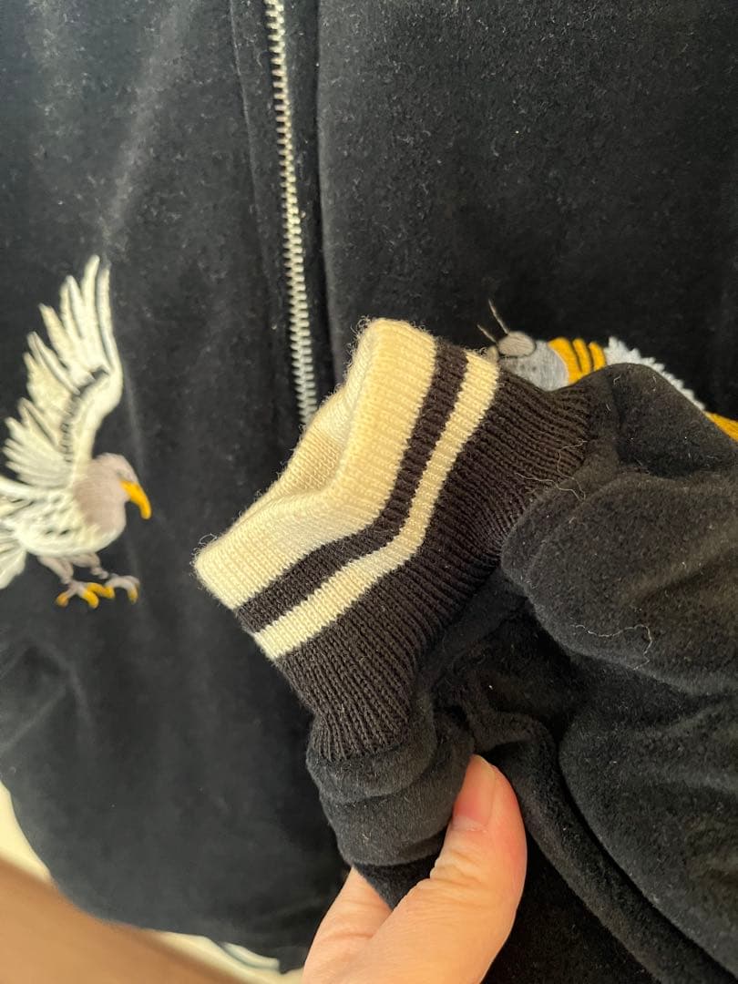 リバーシブル　スカジャン　90s ベロア