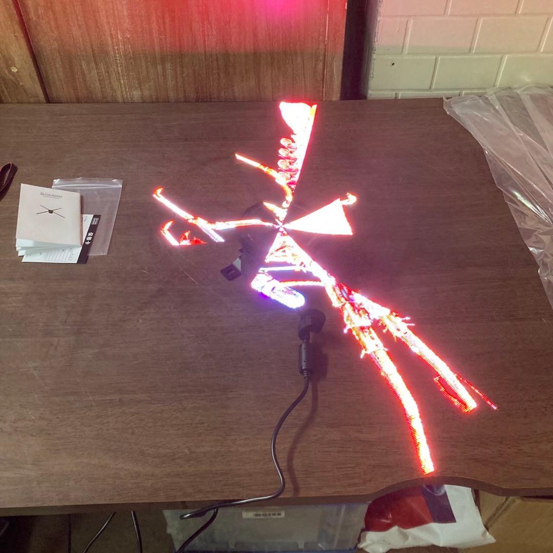 M1224-5 動作確認済★3Dファンスクリーン ホログラフィック LED
