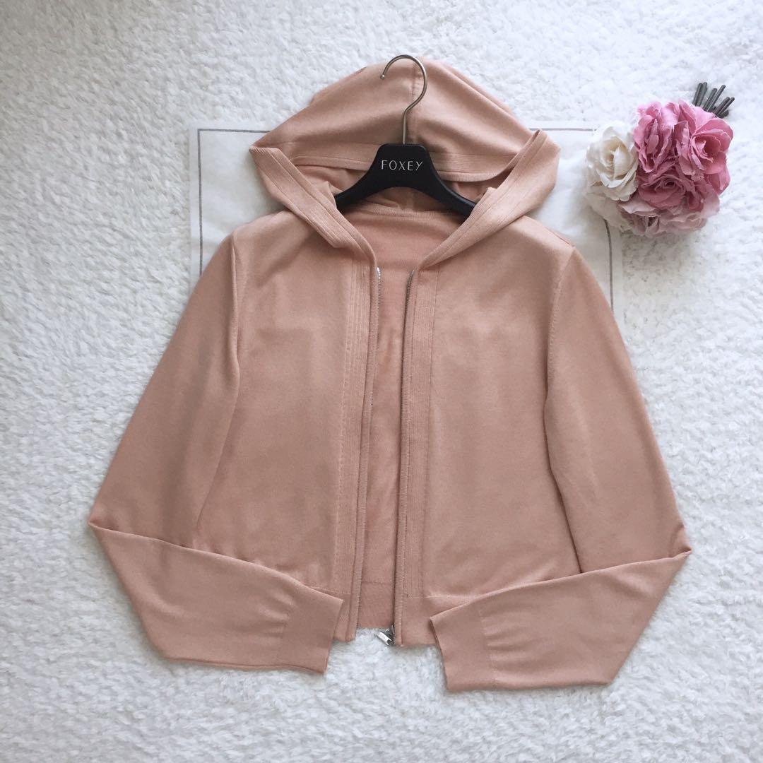 フォクシー　パーカー　ニット　ローズ