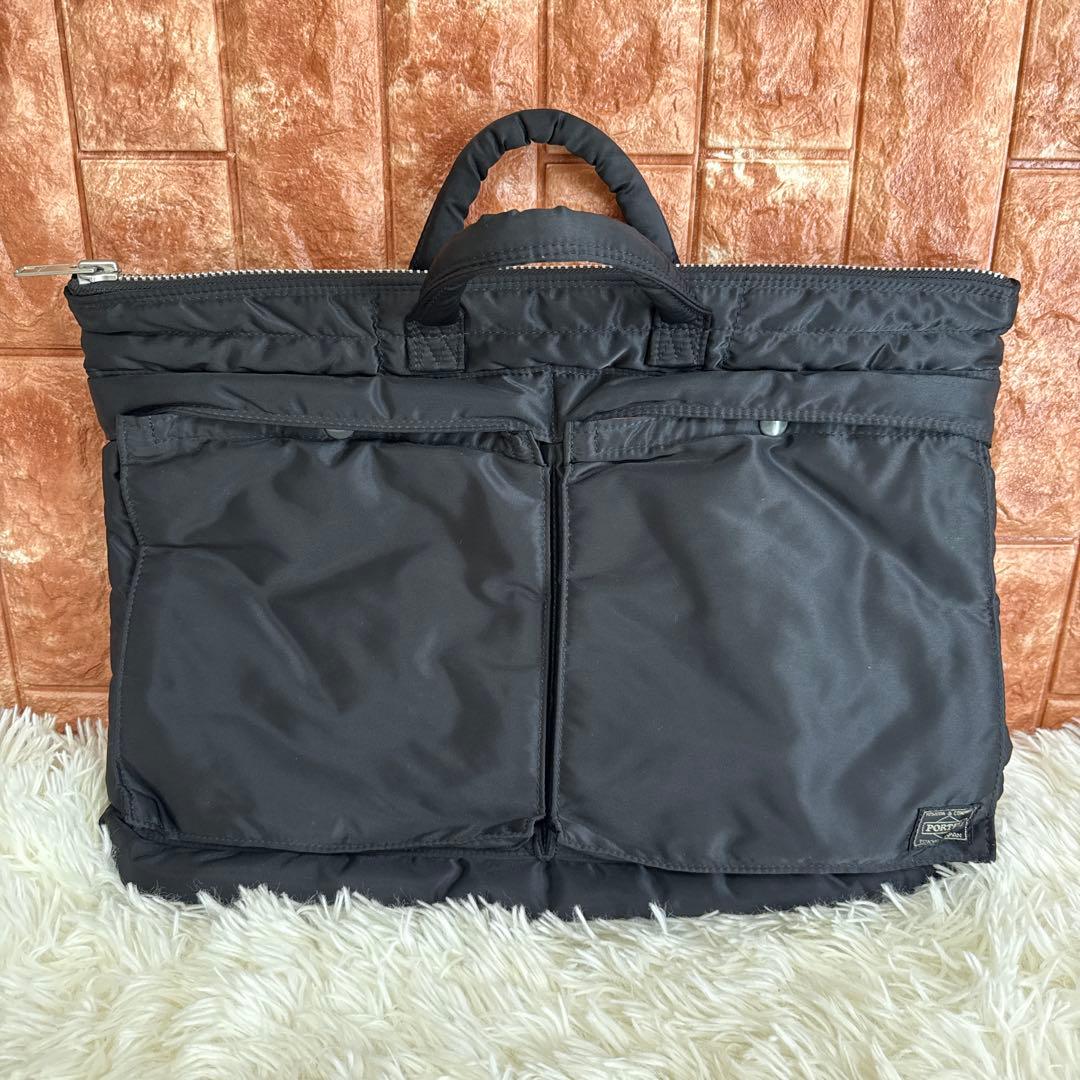 【美品】PORTER タンカー ヘルメットバッグ ブリーフケース A4