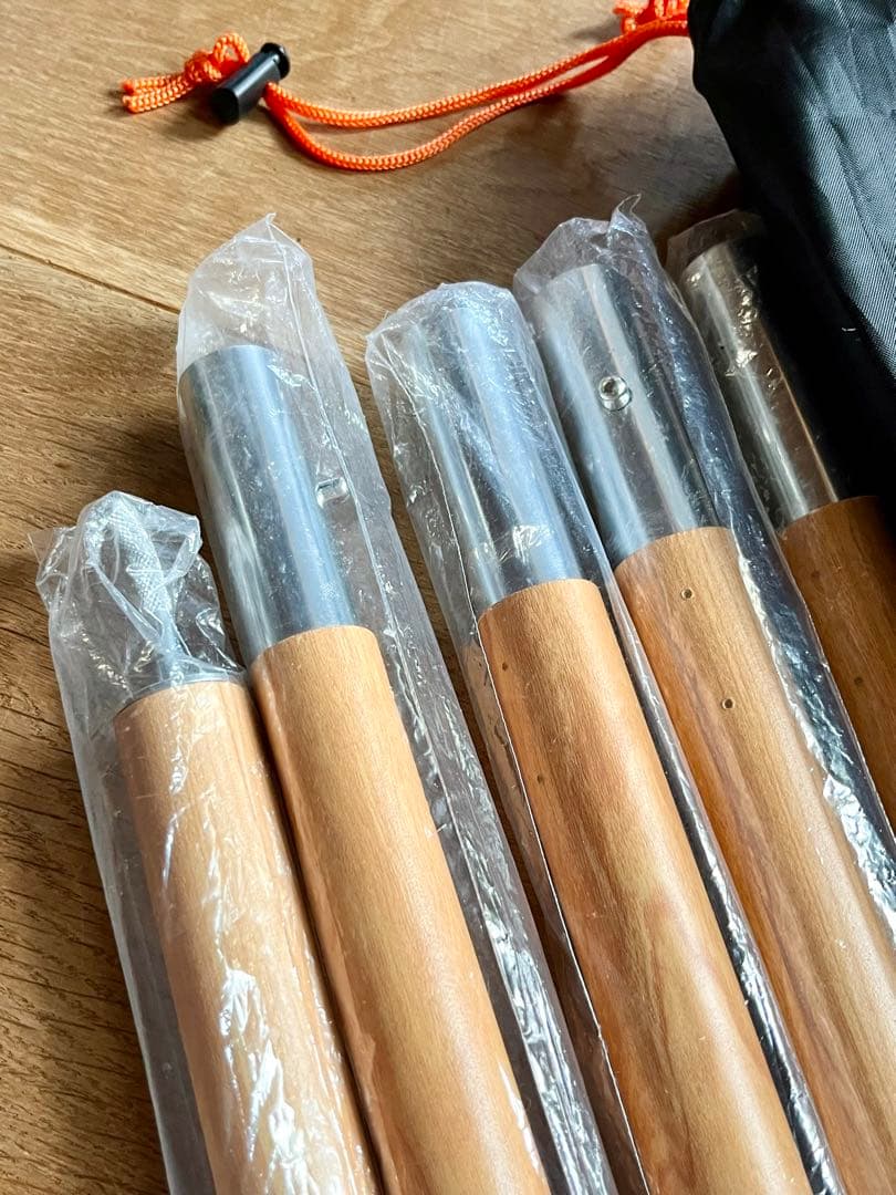 DOD ビッグタープポール　XP5-507-WD 2本セット　ウッド