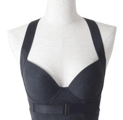 ホルミー バンテージブラジャー　ブラック杢 LL1 グラント・イーワンズ