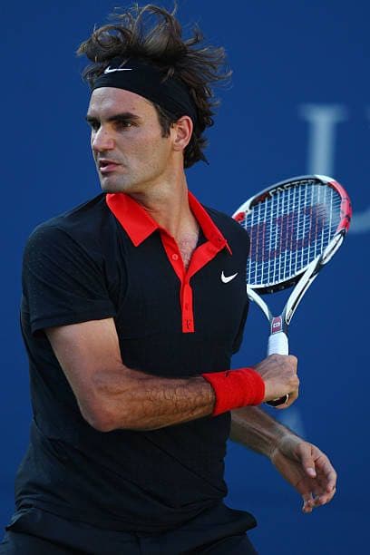 【海外仕様モデル ！】フェデラー ナイキ 2009年 USオープン ポロシャツ