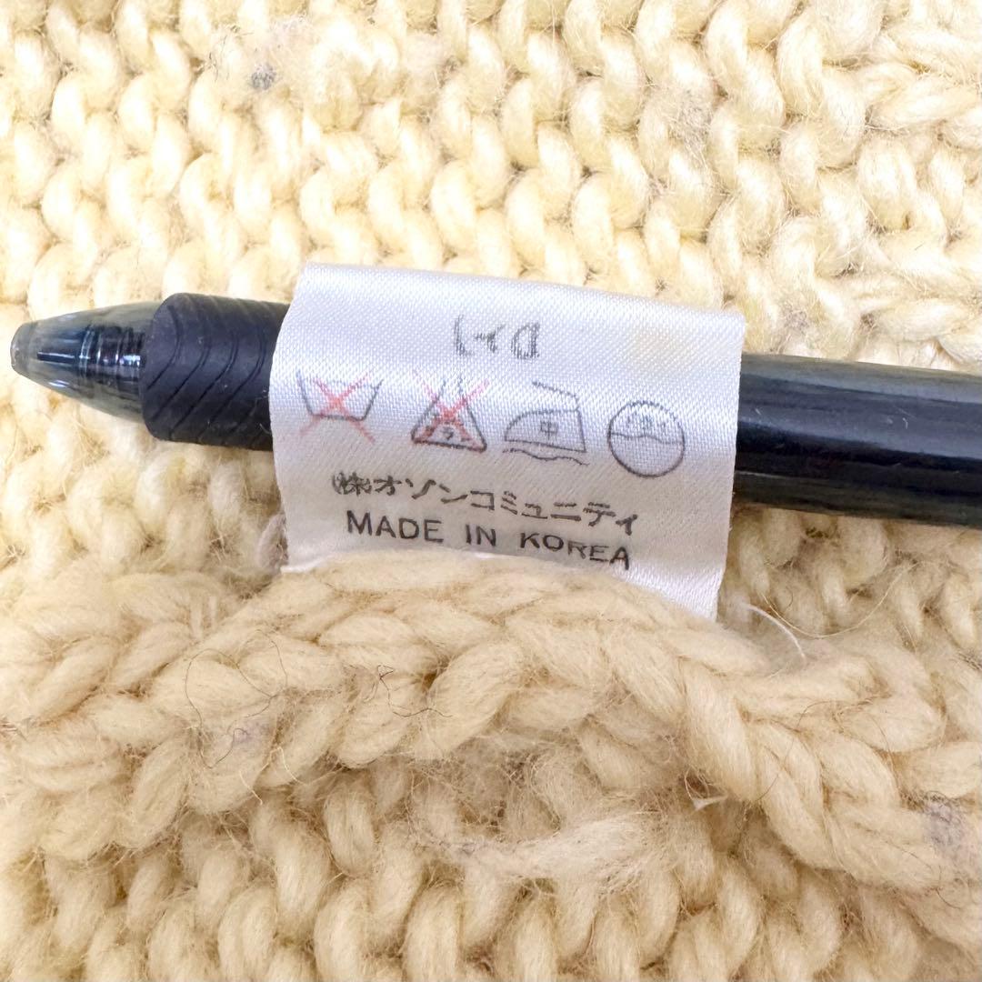 y2k❤️90s HYSTERIC GLAMOUR バンビ ロゴ カウチンニット