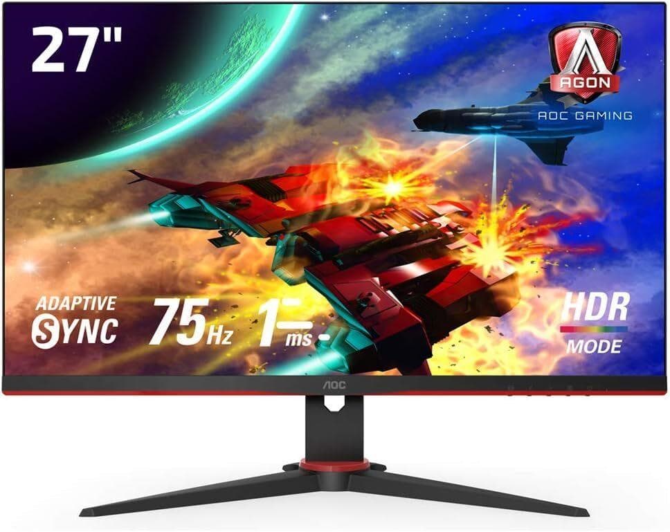 新品 AOC ゲーミング液晶モニター【27G2E5/11】27インチ フルHD