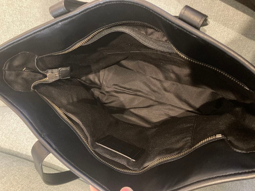 COACH　車柄　トートバッグ 黒