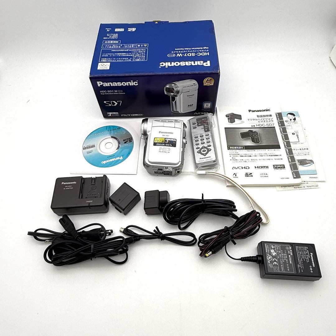 Panasonic HDC-SD7 フルハイビジョンビデオカメラ パナソニック