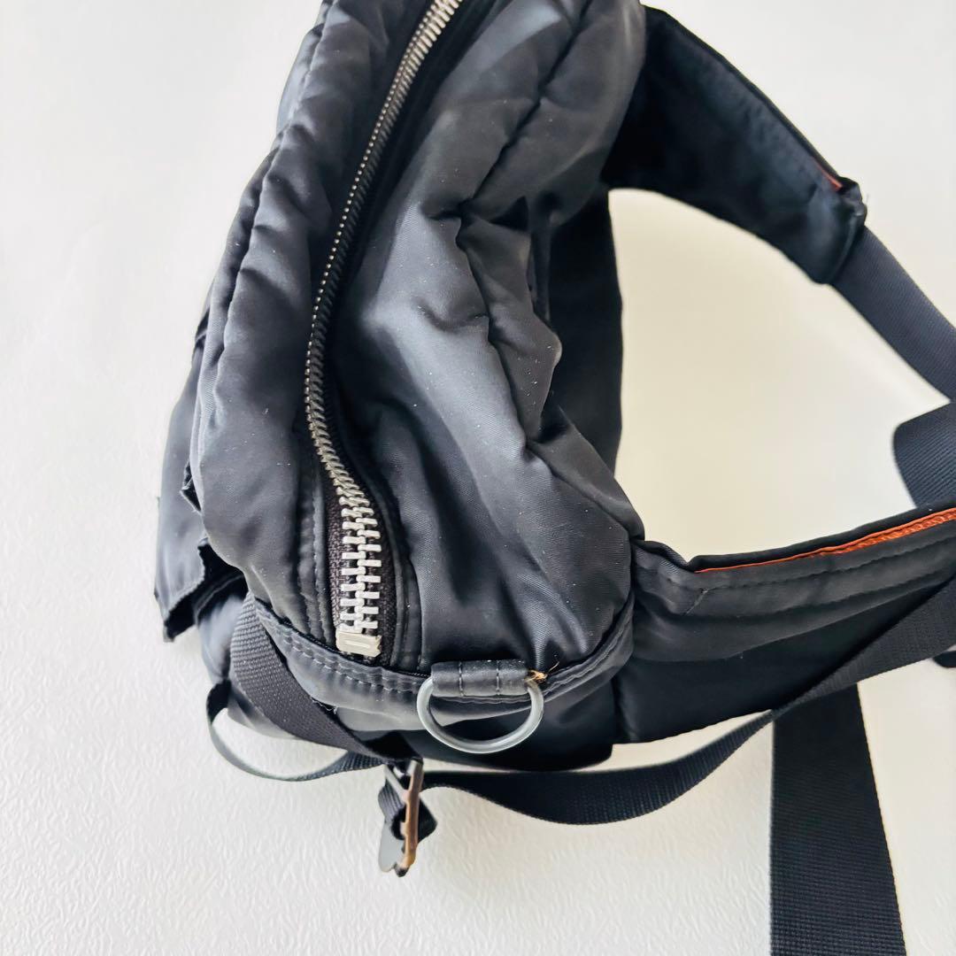 ウ*メ様 【完売品】ポーター　タンカー　ボディバッグ　ウエストバッグ　ブラック