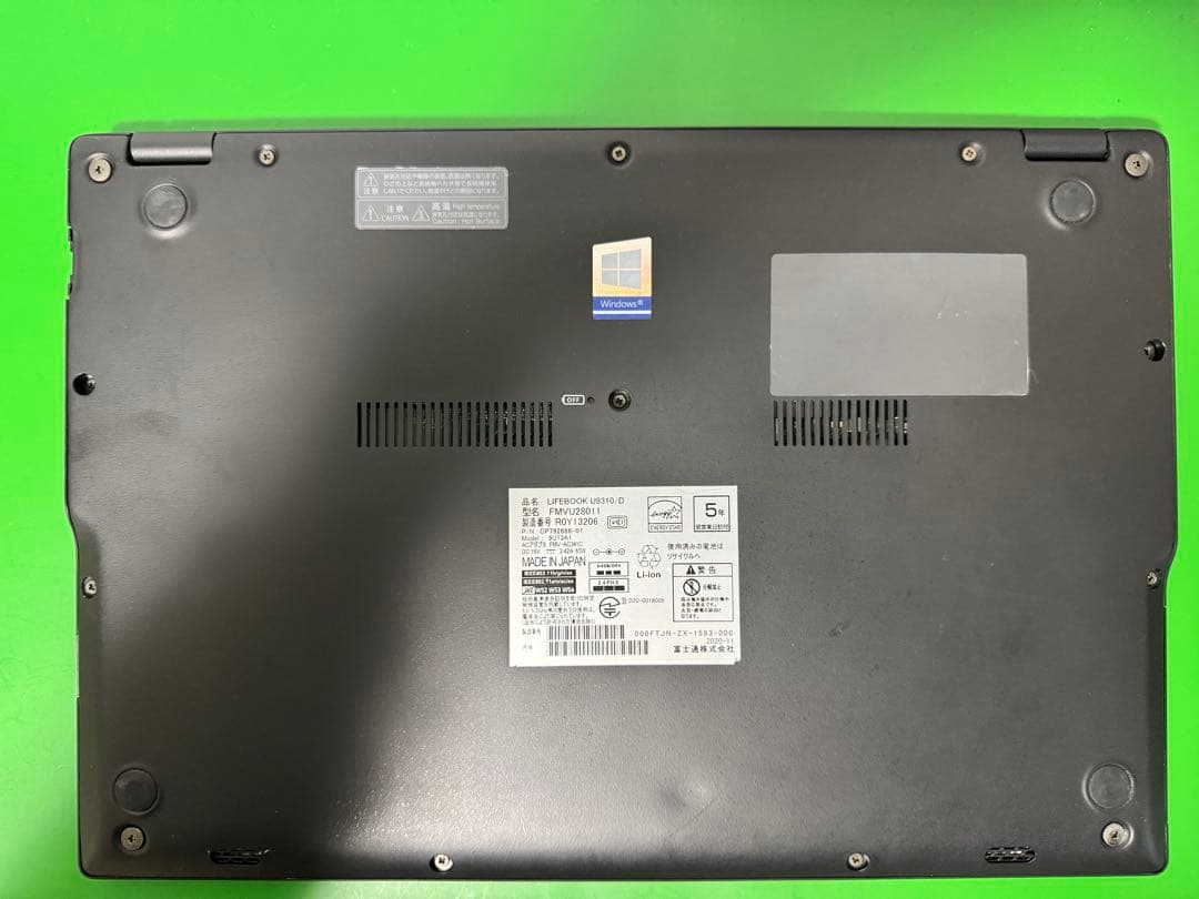 Windowsノート本体 Fujitsu LIFEBOOK U9310 i7-10610u 8gb