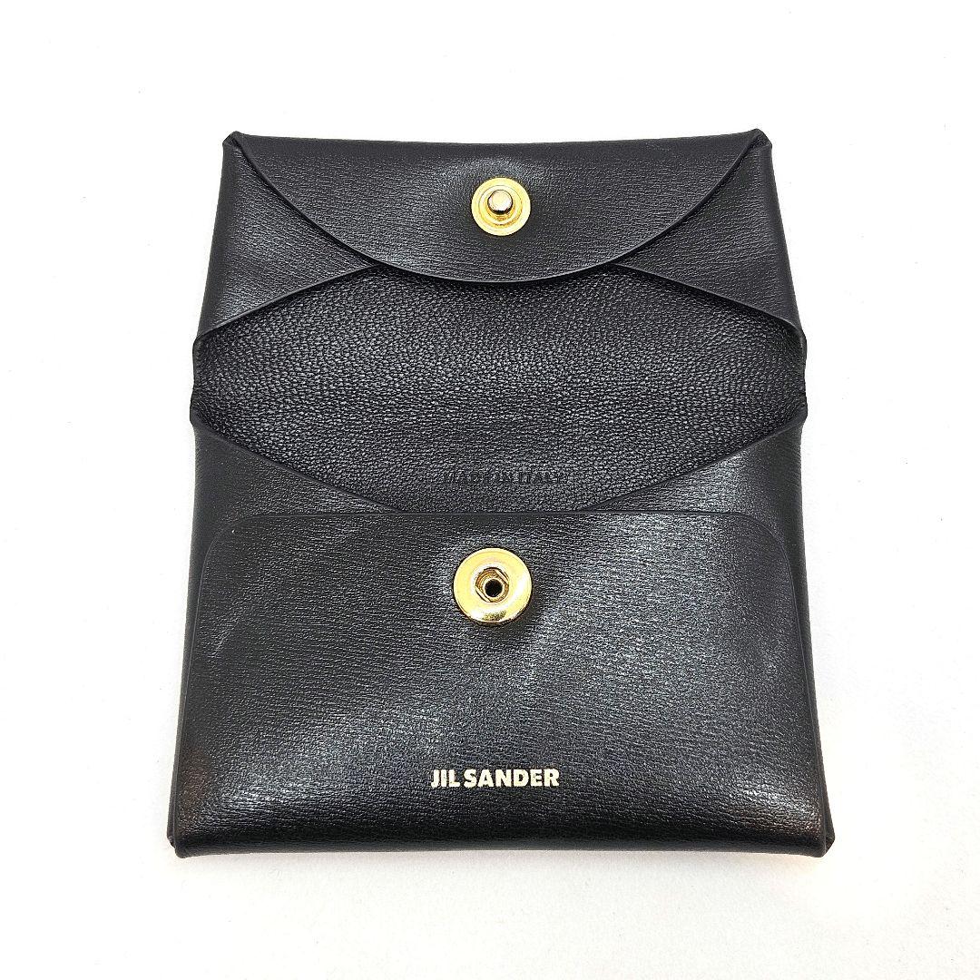 JIL SANDER ジルサンダー ケース 小銭入れ 財布 レザー 黒