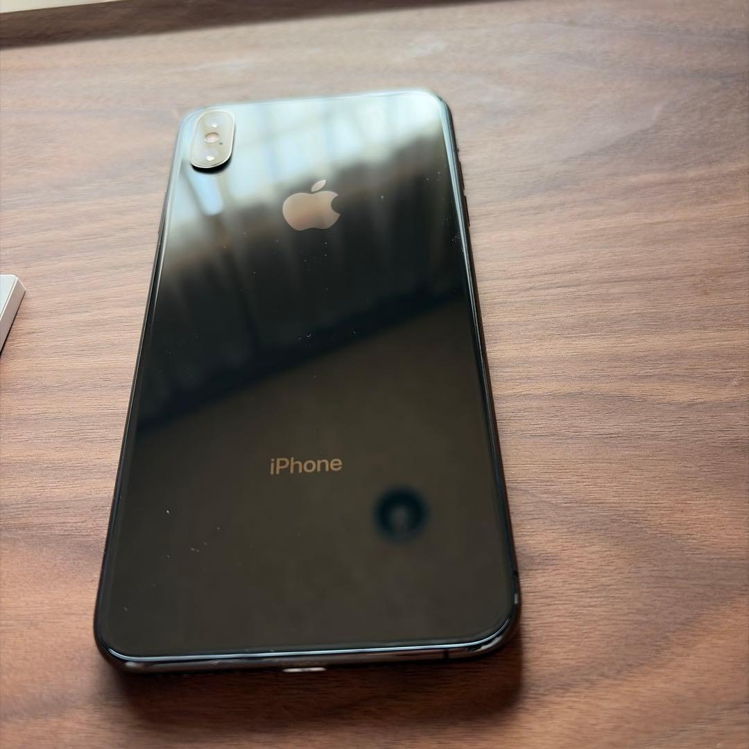 Apple iPhone XS MAX 256GB 付属品有 スペースグレイ黒