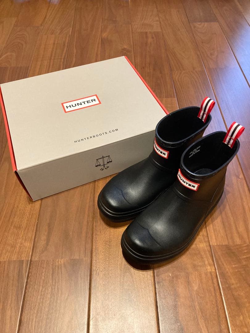 新品未使用　ハンター　ショートレインブーツ